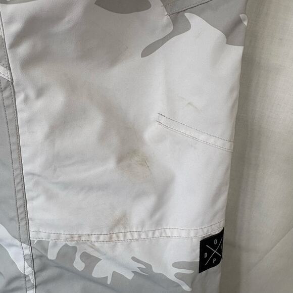 Dope Antek  Snow Snowboarding Pants Sz M Gray Camo Adjustable Insulated - Picture 6 of 8